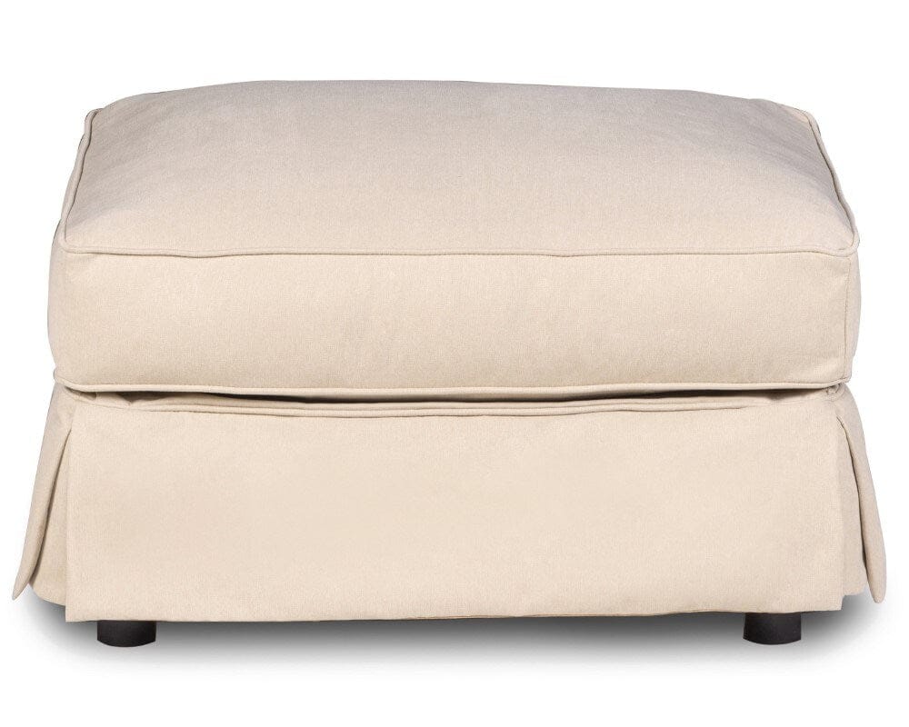 Sunset Trading - Horizon 4 Piece Slipcovered Living Room Set - Washable Moisture and Stain Resistant Tan Performance Fabric - SU-1176-84-4P veiw 6