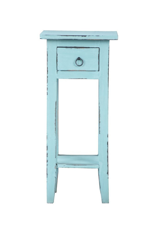Sunset Trading - Shabby Chic Cottage Accent Table Beach Blue - CC-TAB1792LD-BB veiw 2