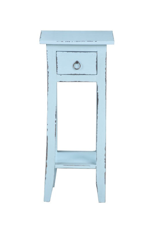 Sunset Trading - Shabby Chic Cottage Accent Table Sky Blue - CC-TAB1792LD-SB veiw 2