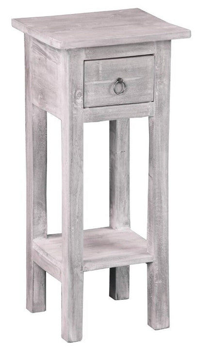 Sunset Trading - Shabby Chic Cottage Accent Table Distressed Light Gray - CC-TAB1792LD-SW veiw 1
