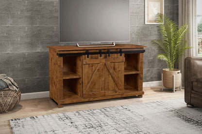 Sunset Trading - Stowe Barn Door Console - HH-2975-060_CLOSEOUT veiw 2
