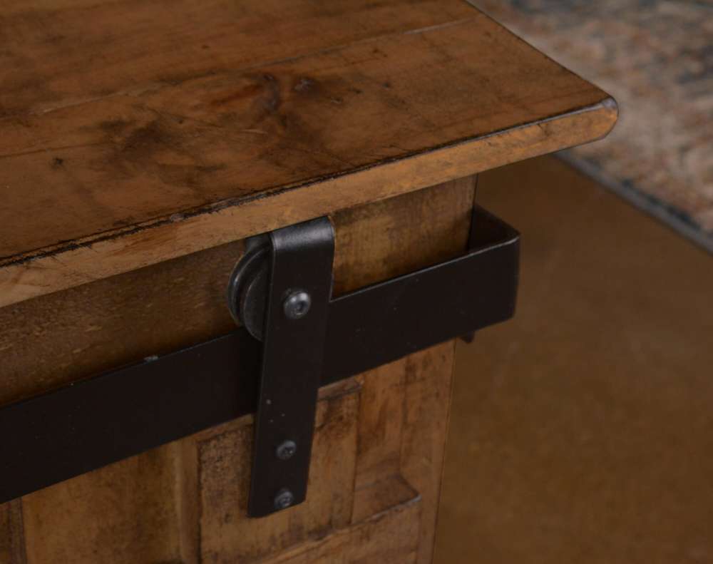 Sunset Trading - Stowe Barn Door Console - HH-2975-060_CLOSEOUT veiw 3