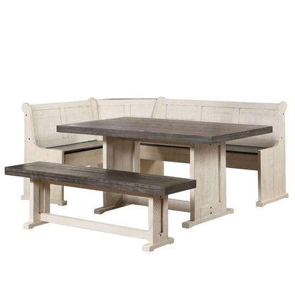 Sunset Trading -  Sunny Dining Nook Table Set White - VH-8400-WG veiw 1