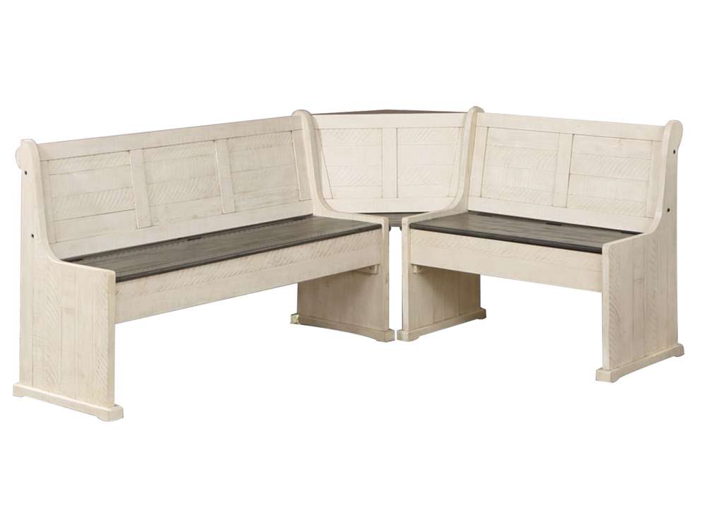 Sunset Trading -  Sunny Dining Nook Table Set White - VH-8400-WG veiw 4