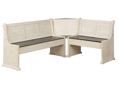 Sunset Trading -  Sunny Dining Nook Table Set White - VH-8400-WG veiw 4