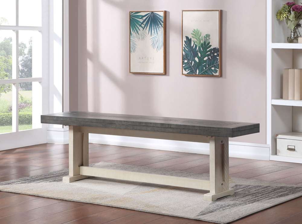 Sunset Trading -  Sunny Dining Nook Table Set White - VH-8400-WG veiw 5