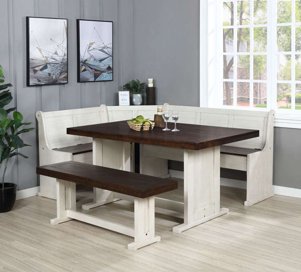 Sunset Trading -  Sunny Dining Nook Table Set Cream - VH-9400-CB veiw 2