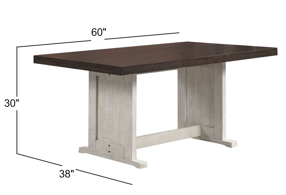 Sunset Trading -  Sunny Dining Nook Table Set Cream - VH-9400-CB veiw 3