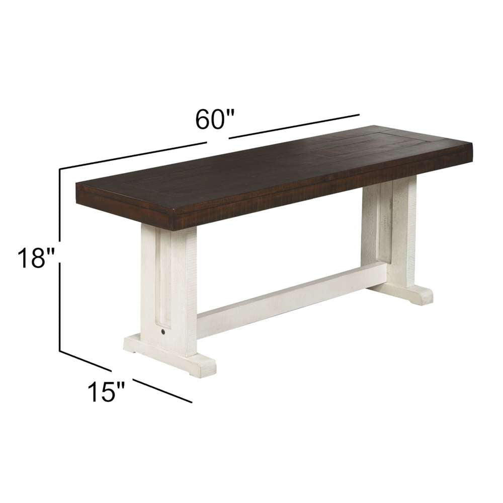 Sunset Trading -  Sunny Dining Nook Table Set Cream - VH-9400-CB veiw 5