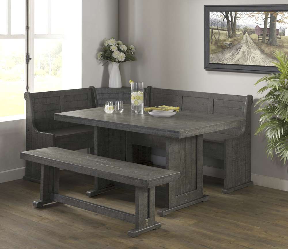 Sunset Trading -  Sunny Dining Nook Table Set Grey - VH-1890-G veiw 2