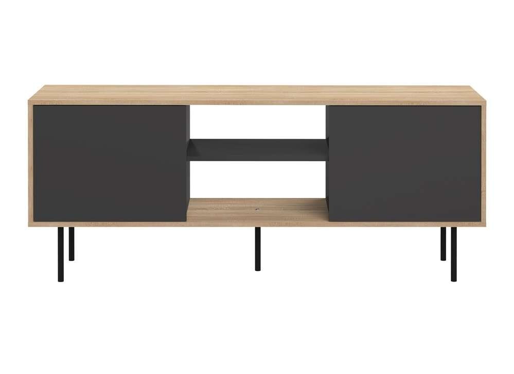 TEMAHOME - Altitude Tv Stand in Oak Color / Black - E3160A0776A00 veiw 1