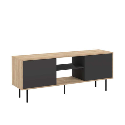 TEMAHOME - Altitude Tv Stand in Oak Color / Black - E3160A0776A00 veiw 4