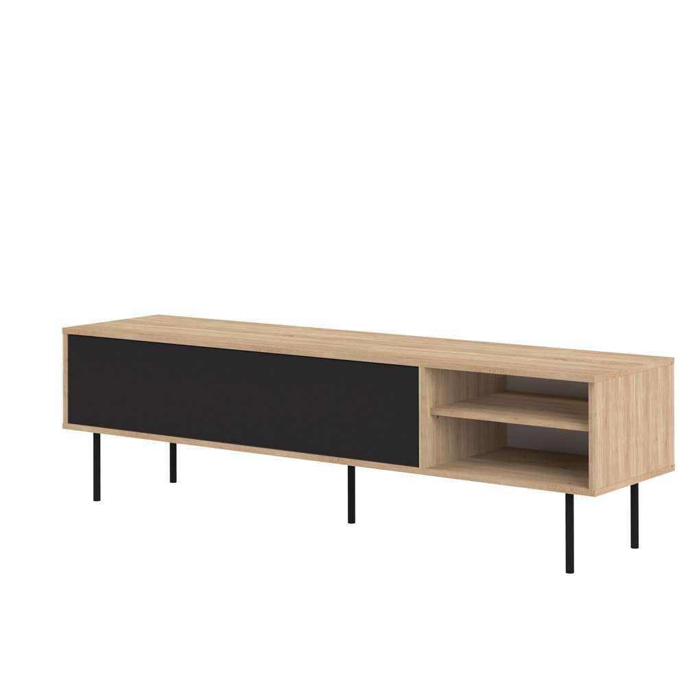 TEMAHOME - Ampere Tv Stand in Oak Color / Black - E3270A3476A01 veiw 3