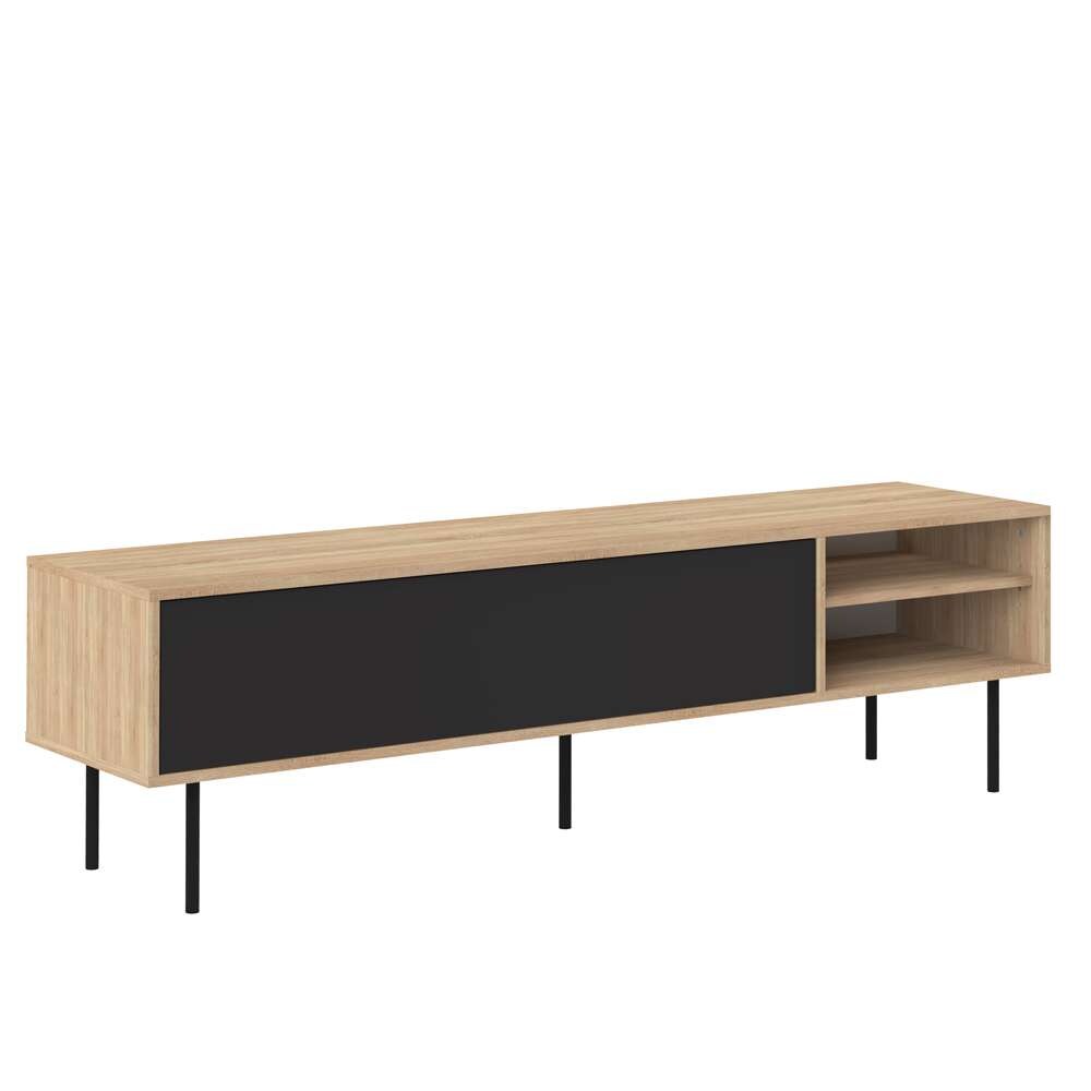 TEMAHOME - Ampere Tv Stand in Oak Color / Black - E3270A3476A01 veiw 4
