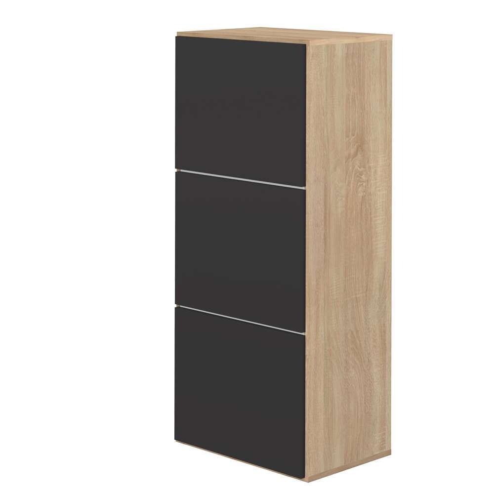 TEMAHOME - Bamboo Shoe Storage Cabinet in Black / Oak Color - E4003A0376A00 veiw 1