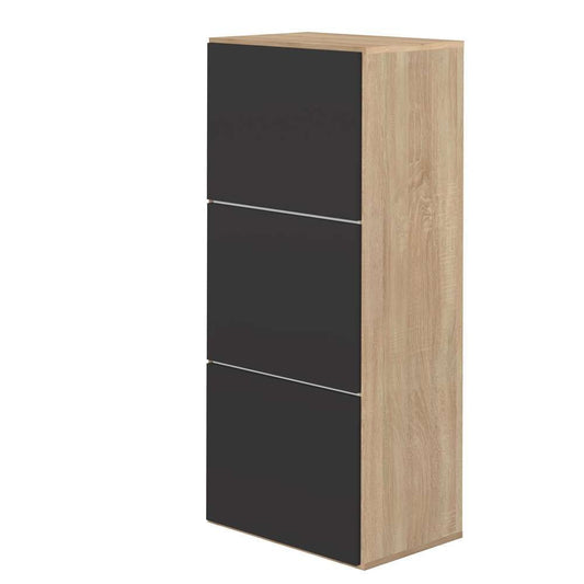 TEMAHOME - Bamboo Shoe Storage Cabinet in Black / Oak Color - E4003A0376A00 veiw 1