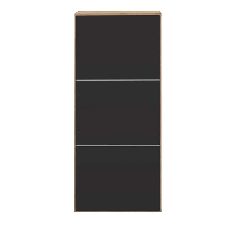 TEMAHOME - Bamboo Shoe Storage Cabinet in Black / Oak Color - E4003A0376A00 veiw 4