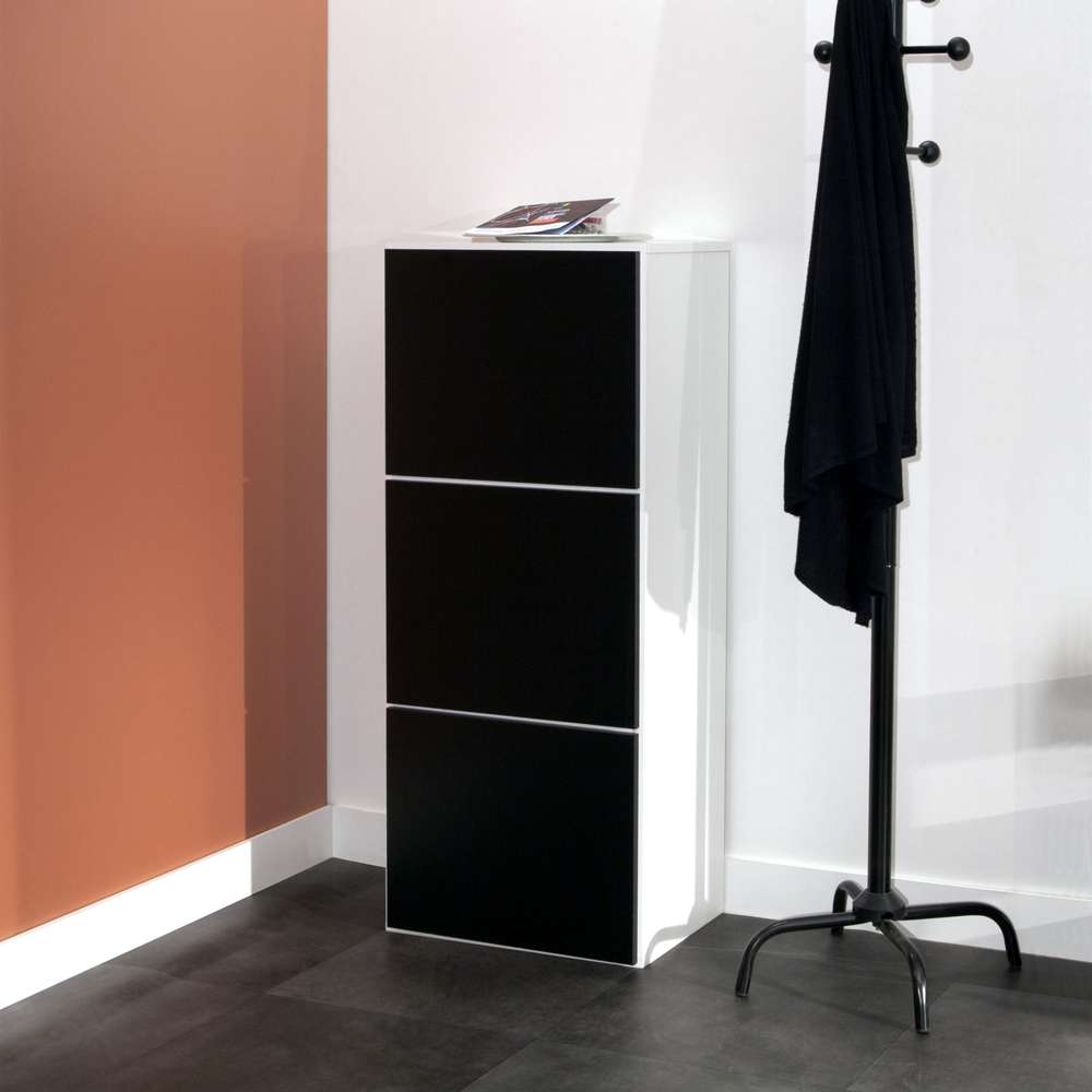 TEMAHOME - Bamboo Shoe Storage Cabinet in White / Black - E4003A2176A00 veiw 6