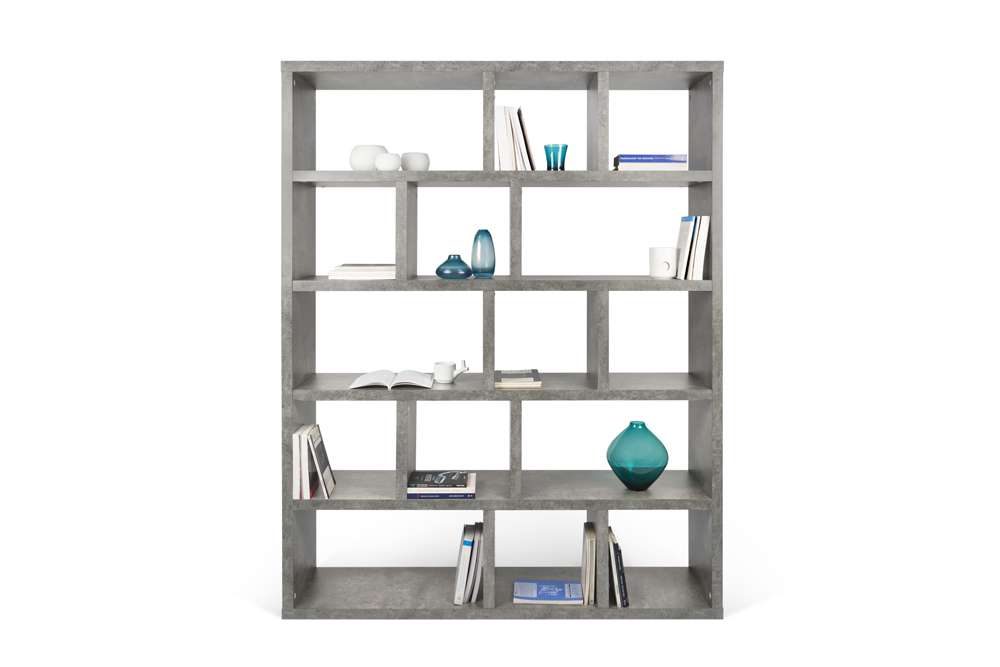 TEMAHOME - Berlin 5 Levels Bookcase 150 Cm in Concrete Look - 9500320309 veiw 2