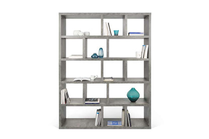 TEMAHOME - Berlin 5 Levels Bookcase 150 Cm in Concrete Look - 9500320309 veiw 2
