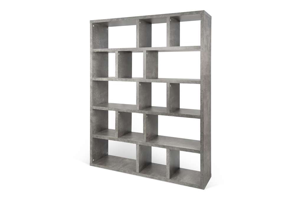 TEMAHOME - Berlin 5 Levels Bookcase 150 Cm in Concrete Look - 9500320309 veiw 3