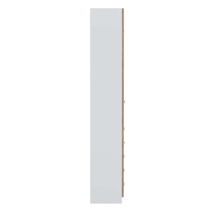 TEMAHOME - Combi Tall Bathroom Cabinet in White / Oak Color - X6054X2134A17 veiw 3
