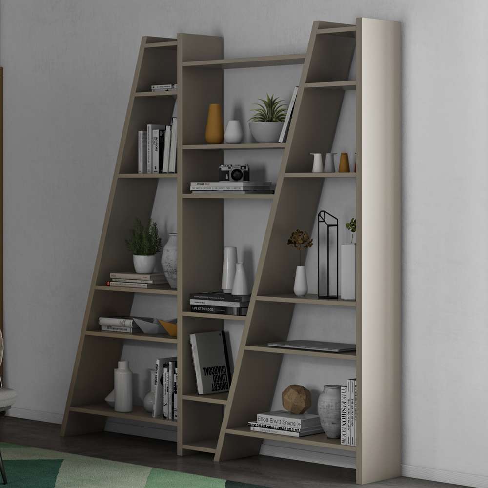 TEMAHOME - Delta Bookcase in Matte Grey - 9500316371 veiw 2