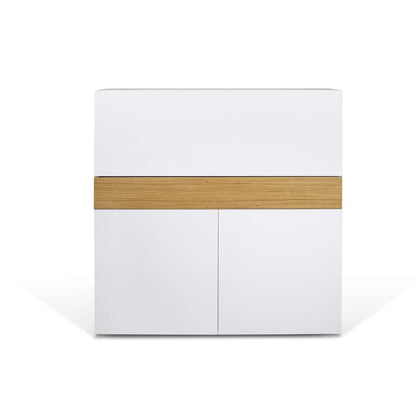 TEMAHOME - Focus Workstation in Pure White / Oak - 9500052606 veiw 1