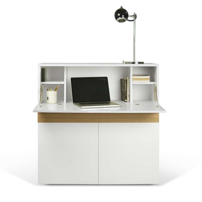 TEMAHOME - Focus Workstation in Pure White / Oak - 9500052606 veiw 2