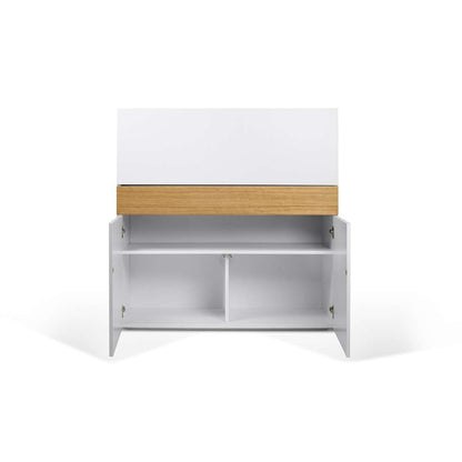 TEMAHOME - Focus Workstation in Pure White / Oak - 9500052606 veiw 3
