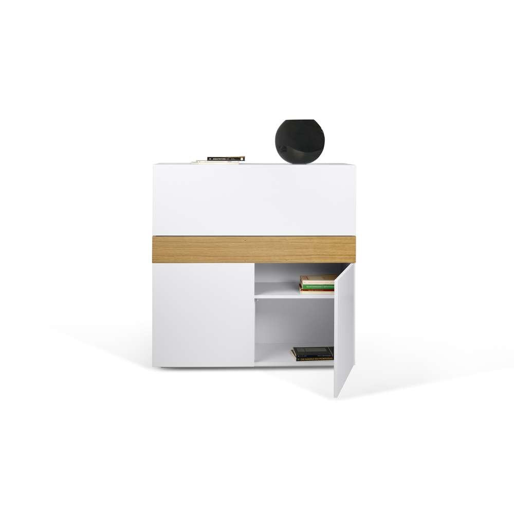TEMAHOME - Focus Workstation in Pure White / Oak - 9500052606 veiw 4