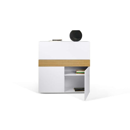 TEMAHOME - Focus Workstation in Pure White / Oak - 9500052606 veiw 4