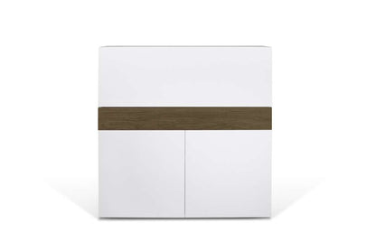 TEMAHOME - Focus Workstation in Walnut / Pure White - 9500054099 veiw 1