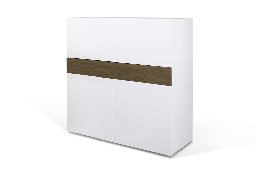 TEMAHOME - Focus Workstation in Walnut / Pure White - 9500054099 veiw 2