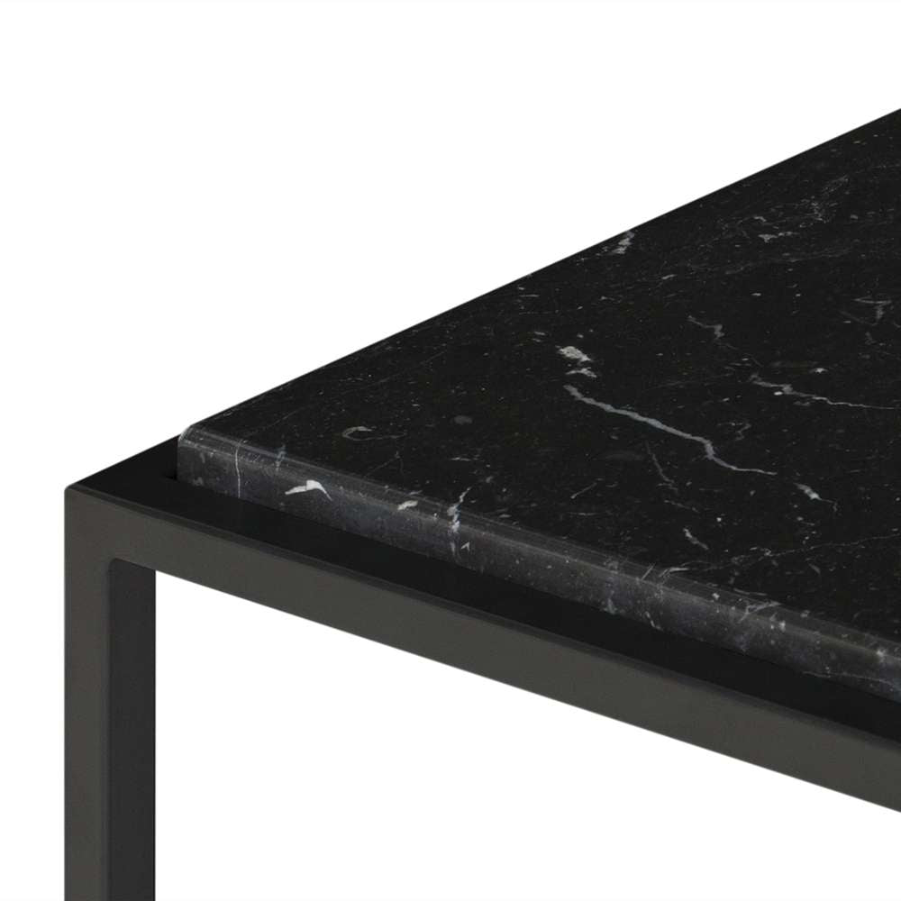 TEMAHOME - Forrest Marble Side Table in Black Marble / Black - 9500628474 veiw 3