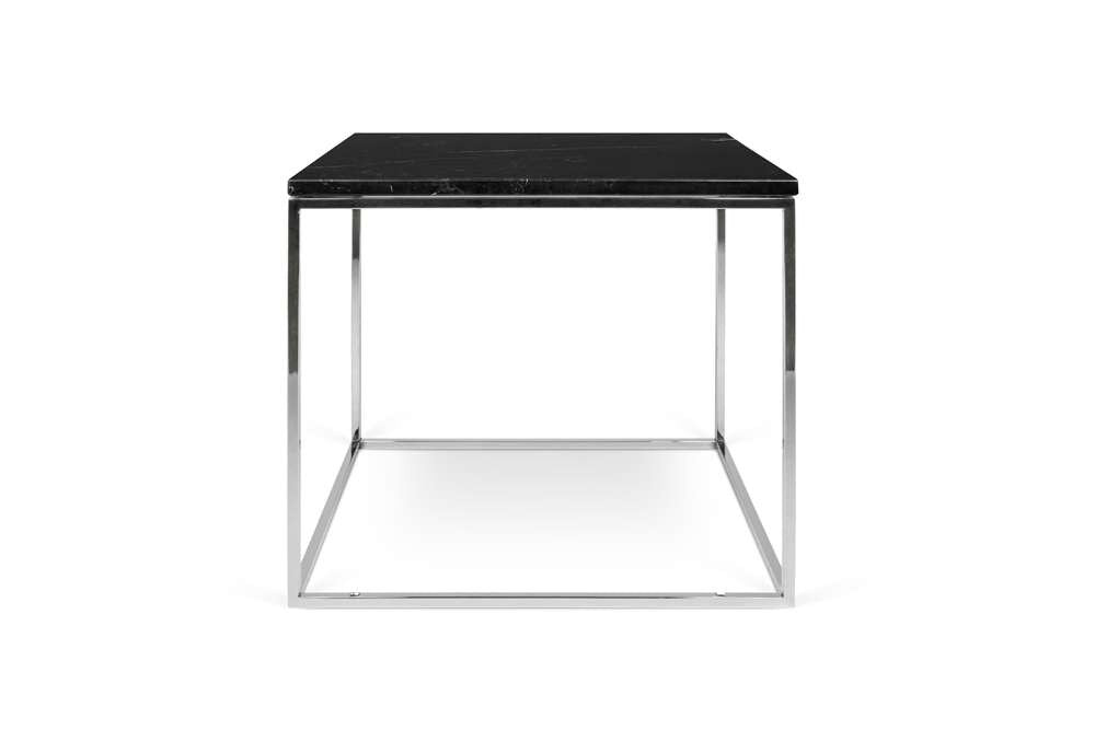 TEMAHOME - Gleam 20x20 Marble-Top Side Table in Black Marble / Chrome - 9500626074 veiw 1