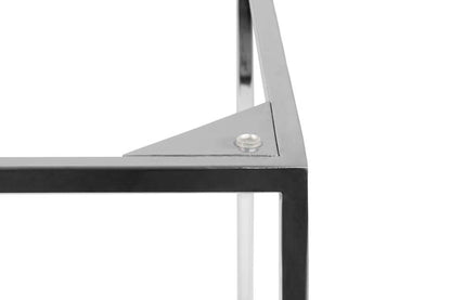 TEMAHOME - Gleam 20x20 Marble-Top Side Table in Black Marble / Chrome - 9500626074 veiw 3