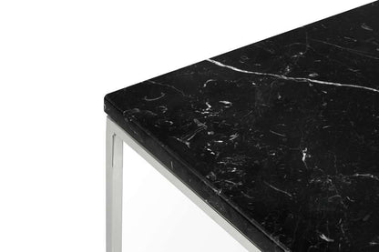 TEMAHOME - Gleam 20x20 Marble-Top Side Table in Black Marble / Chrome - 9500626074 veiw 4