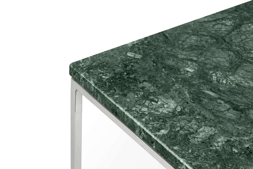 TEMAHOME - Gleam 20x20 Marble-Top Side Table in Green Marble / Chrome - 9500626449 veiw 4
