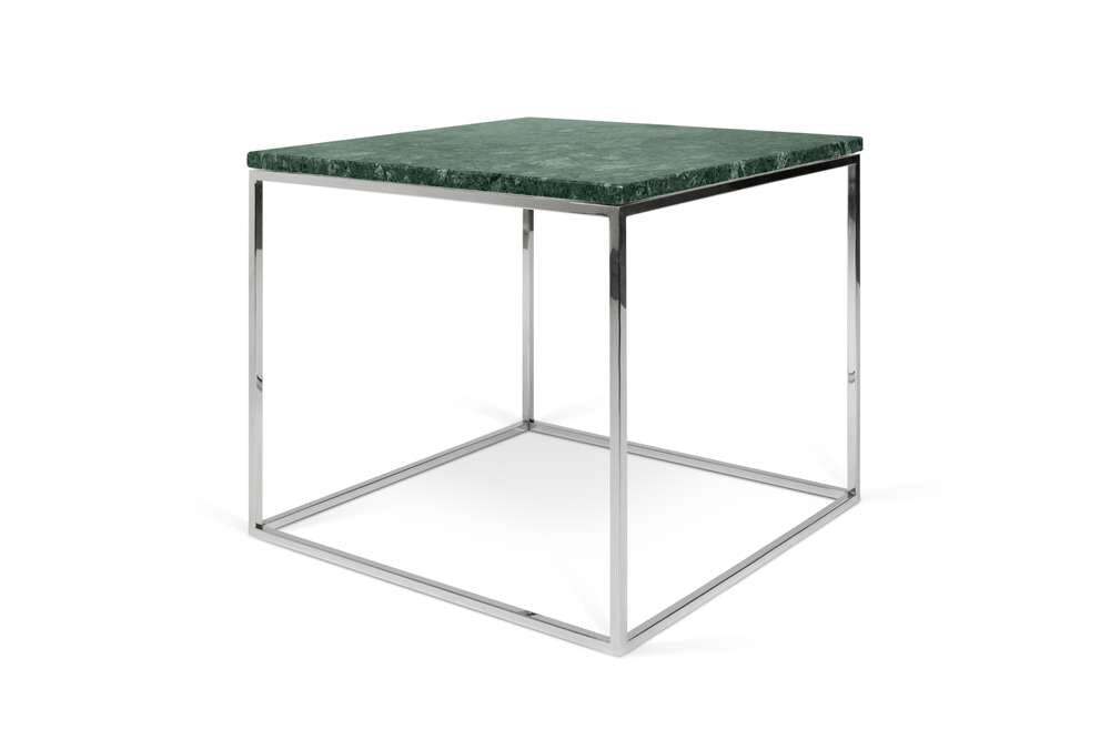 TEMAHOME - Gleam 20x20 Marble-Top Side Table in Green Marble / Chrome - 9500626449 veiw 5