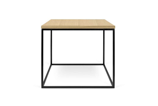 TEMAHOME - Gleam 20x20 Side Table in Oak / Black Lacquered Steel - 9500626562 veiw 1