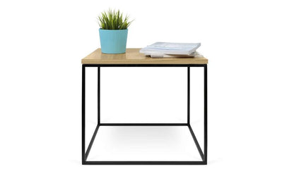TEMAHOME - Gleam 20x20 Side Table in Oak / Black Lacquered Steel - 9500626562 veiw 2