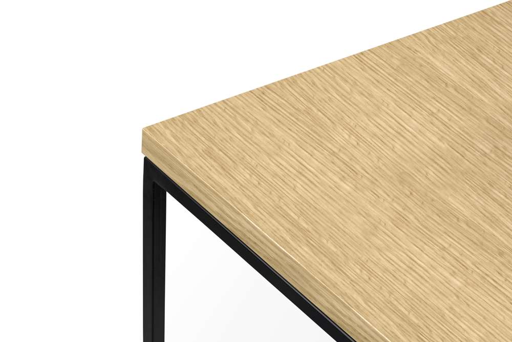 TEMAHOME - Gleam 20x20 Side Table in Oak / Black Lacquered Steel - 9500626562 veiw 3