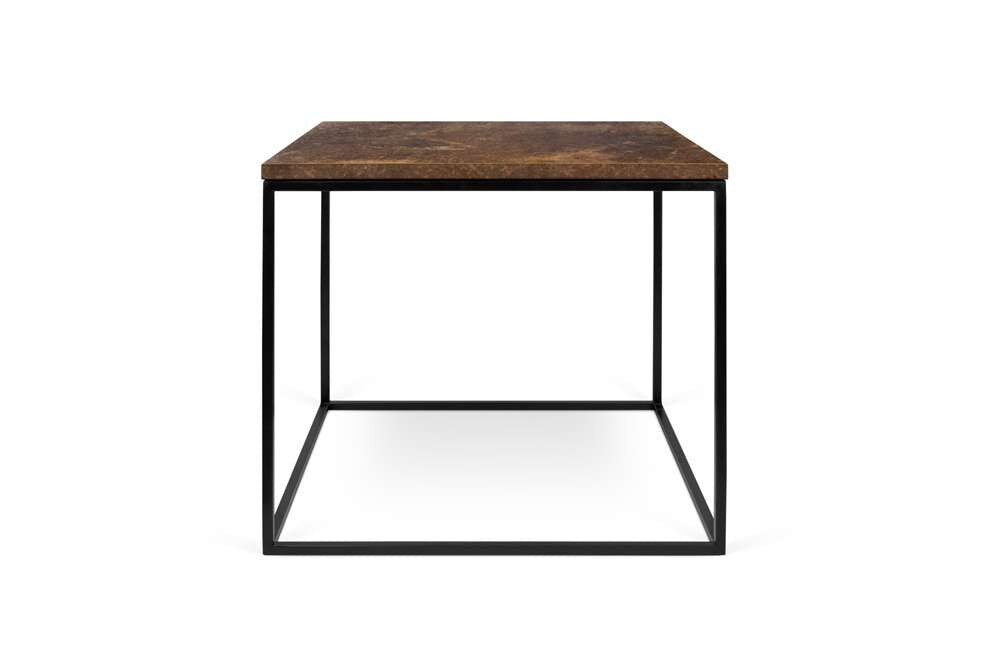 TEMAHOME - Gleam 20x20 Side Table in Rusty Look / Black Lacquered Steel - 9500626586 veiw 1