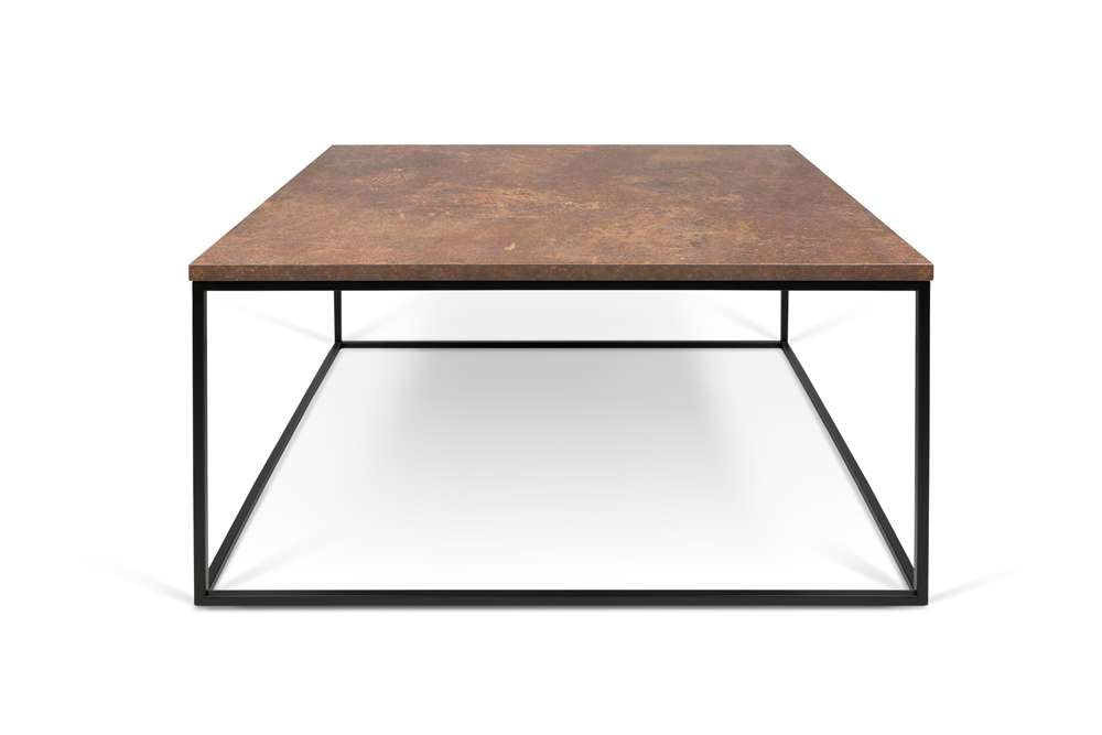 TEMAHOME - Gleam 30x30 Coffee Table in Rusty / Black Steel - 9500626623 veiw 1