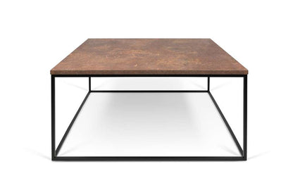 TEMAHOME - Gleam 30x30 Coffee Table in Rusty / Black Steel - 9500626623 veiw 1