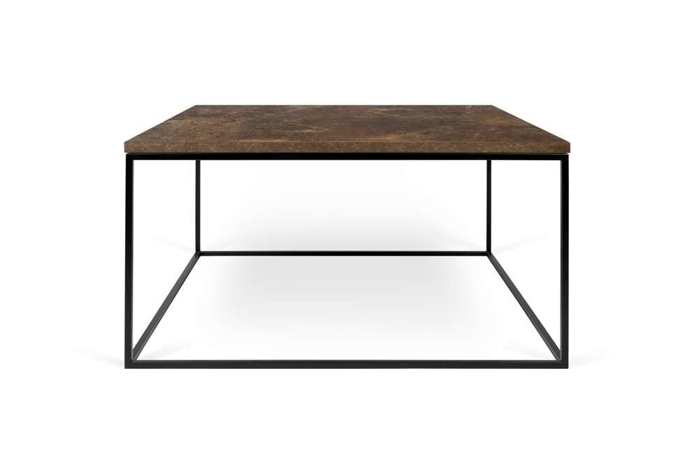 TEMAHOME - Gleam 30x30 Coffee Table in Rusty / Black Steel - 9500626623 veiw 2