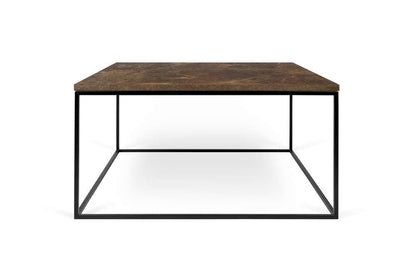 TEMAHOME - Gleam 30x30 Coffee Table in Rusty / Black Steel - 9500626623 veiw 2