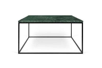 TEMAHOME - Gleam 30x30 Marble-Top Coffee Table in Green Marble / Black Lacquered Steel - 9500626197 veiw 1