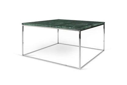 TEMAHOME - Gleam 30x30 Marble-Top Coffee Table in Green Marble / Chrome - 9500626227 veiw 3